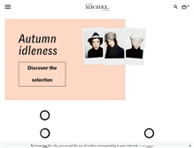Tablet Screenshot of michel-paris.com